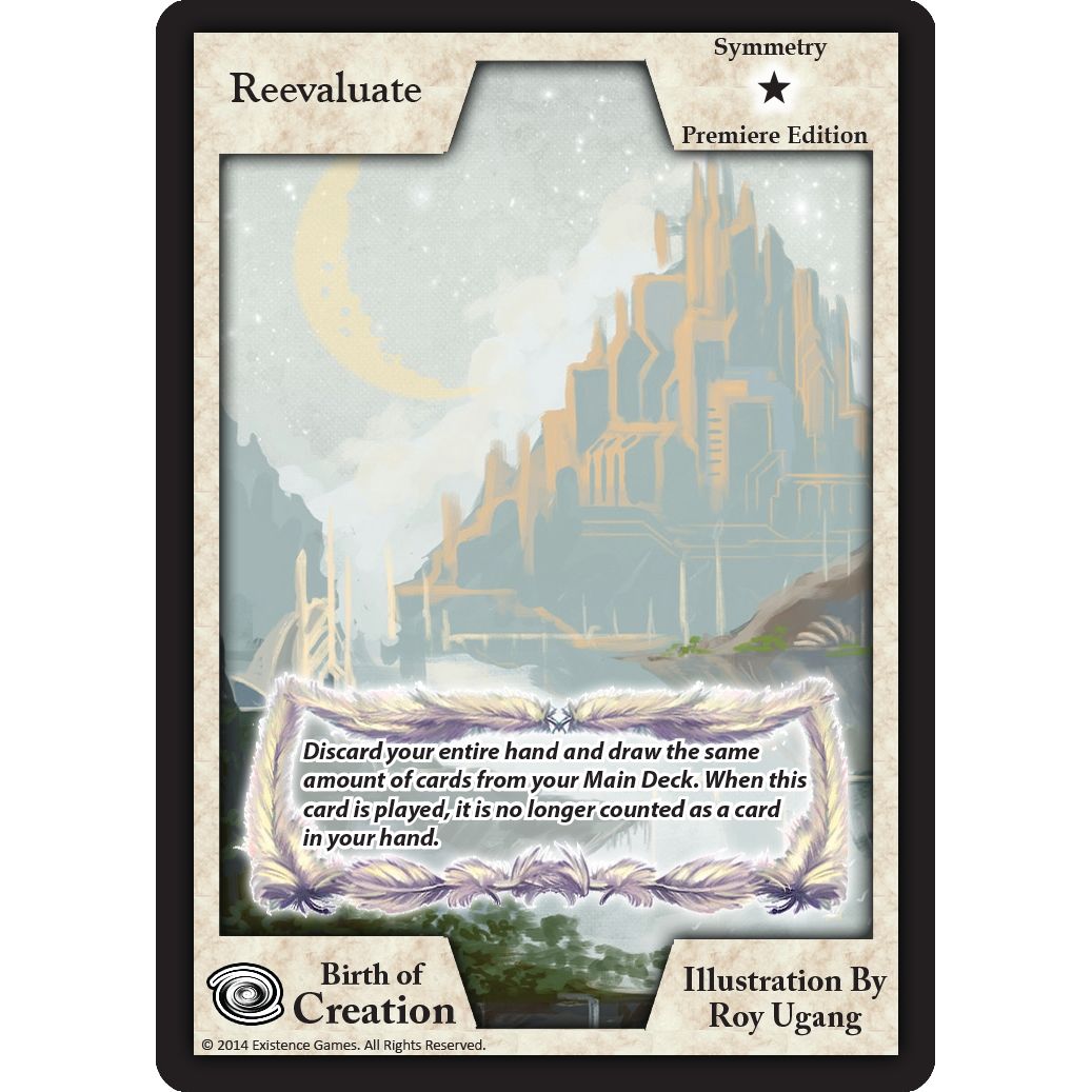 Image for Reevaluate (Premiere Edition) (BOC) - Exodus TCG