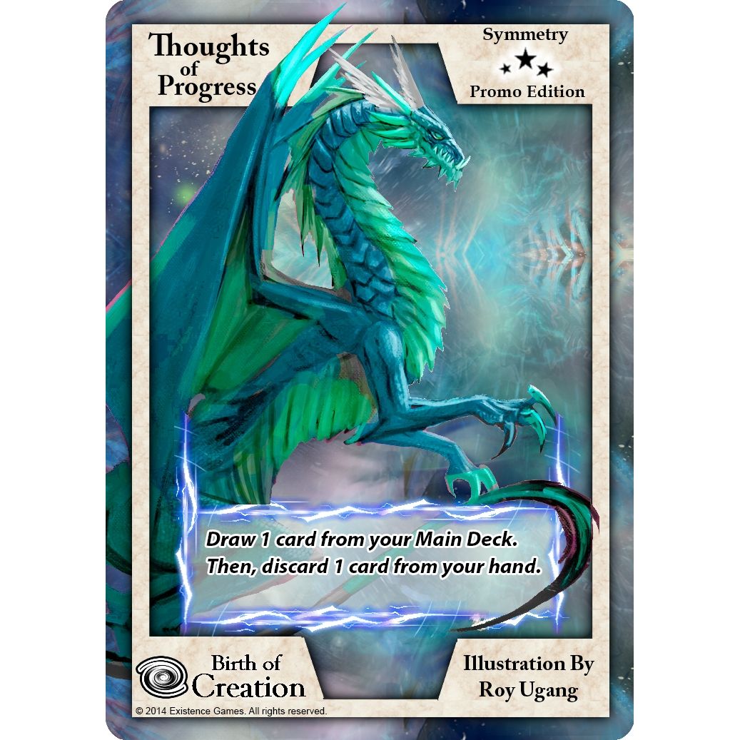 Image for Thoughts of Progress (Promo Edition) (Bold Card Text) (PR) - Exodus TCG