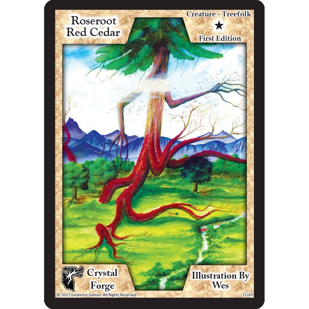Image for Roseroot Red Cedar (First Edition) (11) (CRF) - Exodus TCG