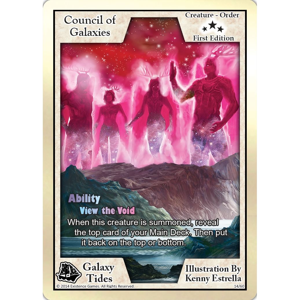 Image for Council of Galaxies (First Edition) (14) (GAT) - Exodus TCG