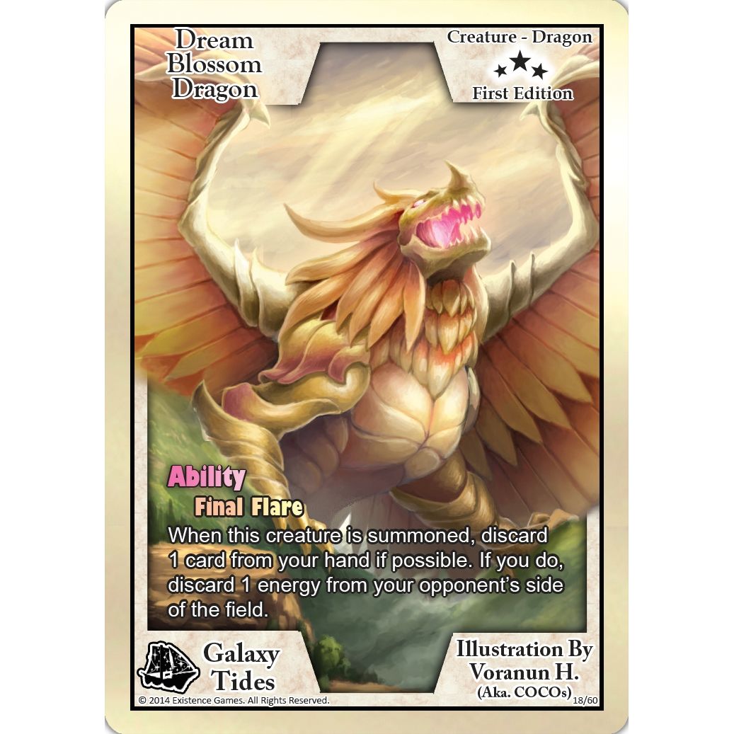 Image for Dream Blossom Dragon (First Edition) (18) (GAT) - Exodus TCG