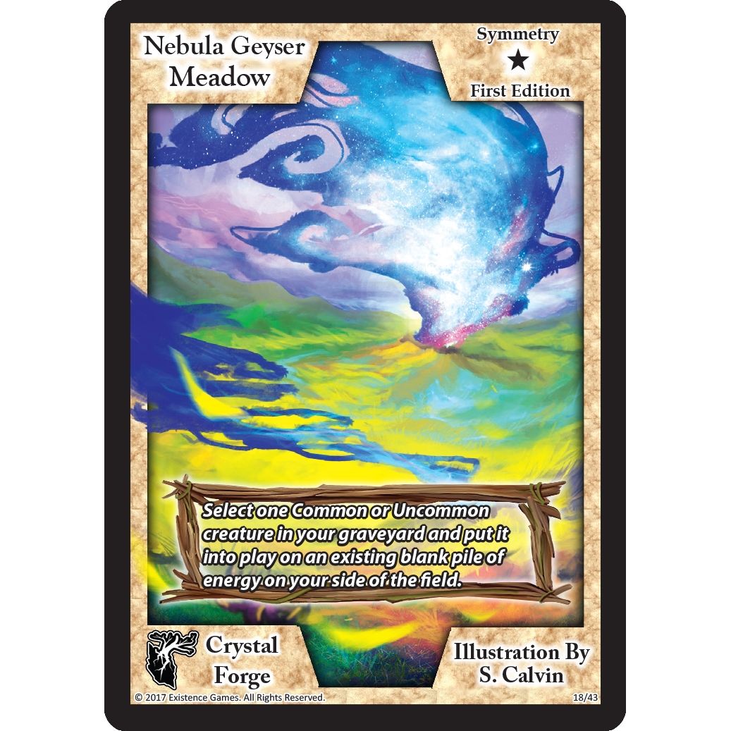 Image for Nebula Geyser Meadow (First Edition) (18) (CRF) - Exodus TCG