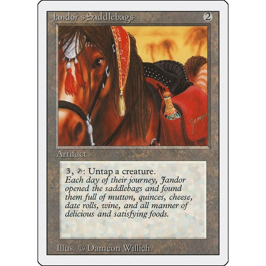 Image for Jandor's Saddlebags (3ED) - Magic: The Gathering