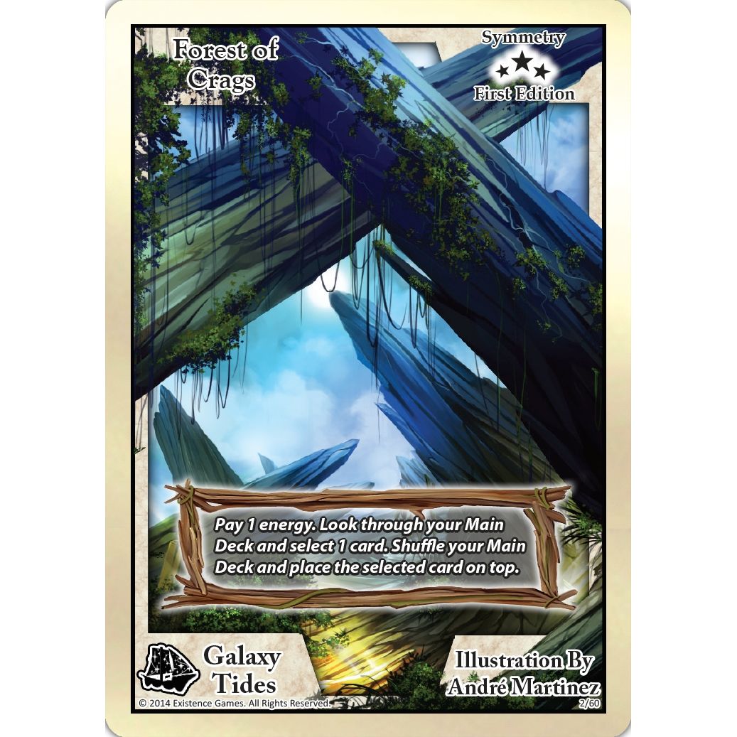 Image for Forest of Crags (First Edition) (2) (GAT) - Exodus TCG