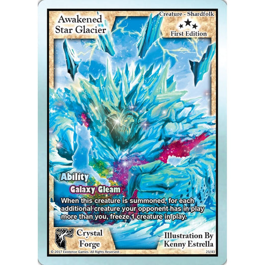 Image for Awakened Star Glacier (First Edition) (23) (CRF) - Exodus TCG