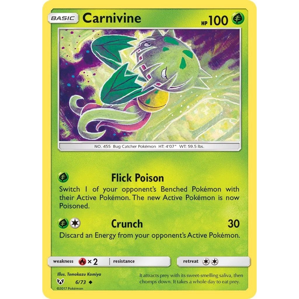 Image for Carnivine (6/73) (SHL) - Pokemon