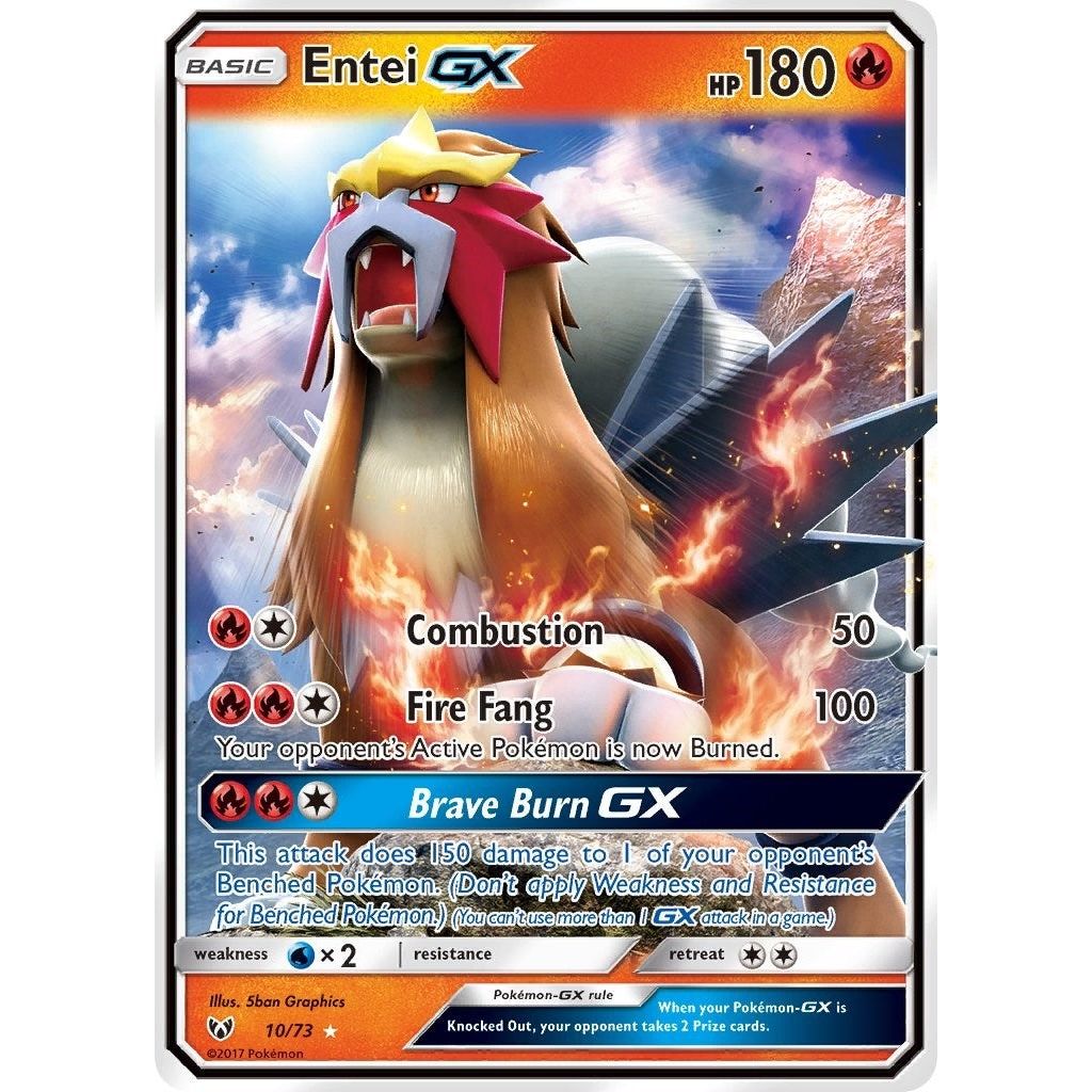 Image for Entei GX (10/73) (SHL) - Pokemon