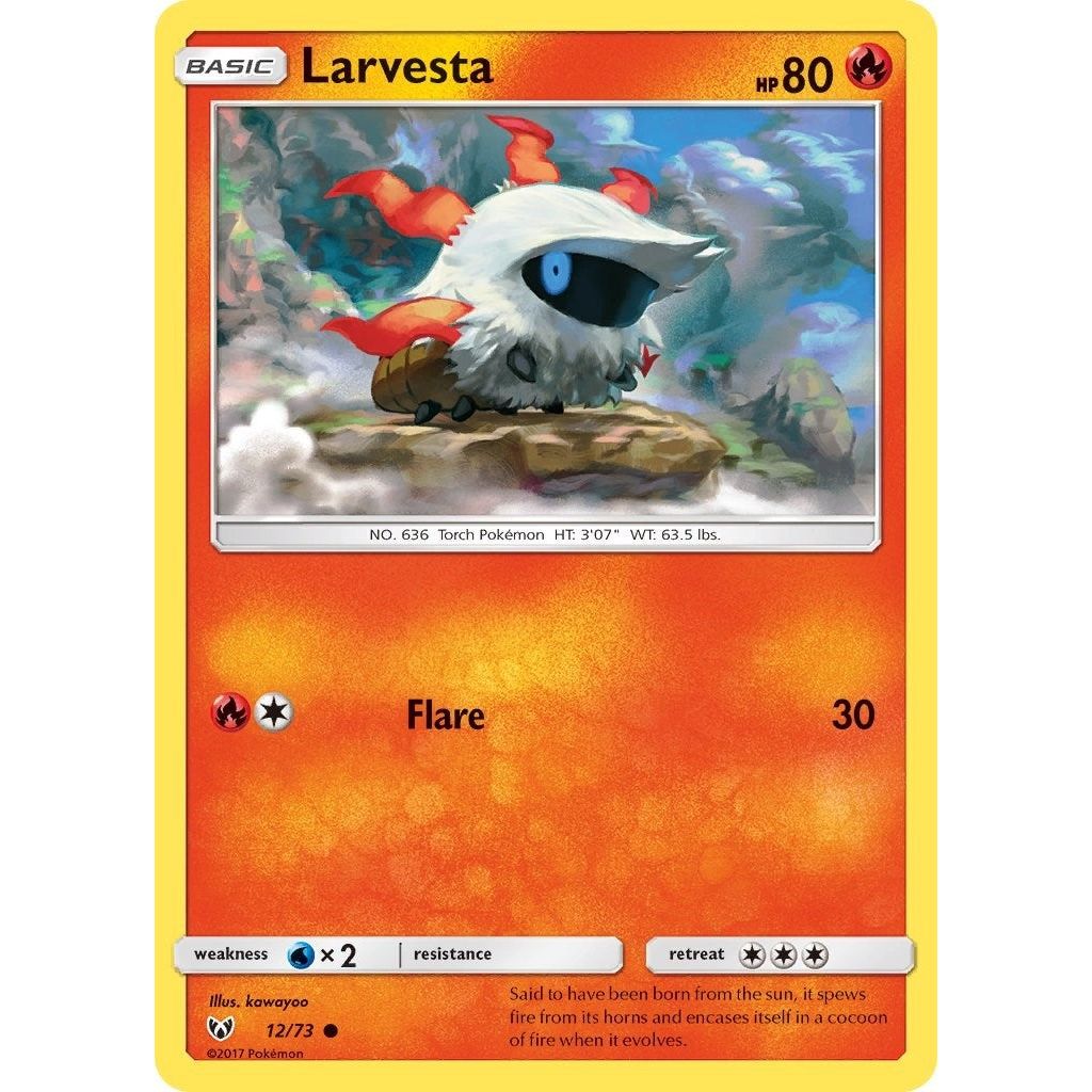 Image for Larvesta (12/73) (SHL) - Pokemon