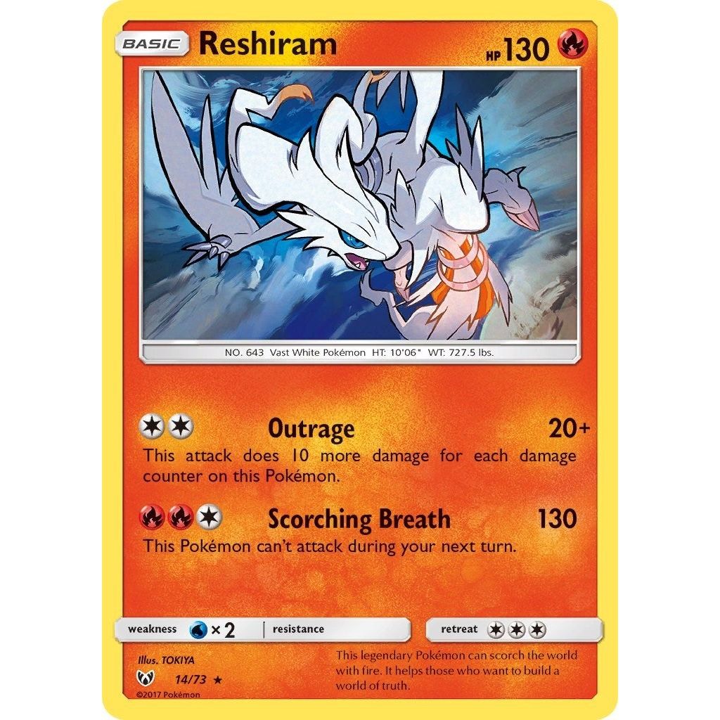 Image for Reshiram (14/73) (SHL) - Pokemon
