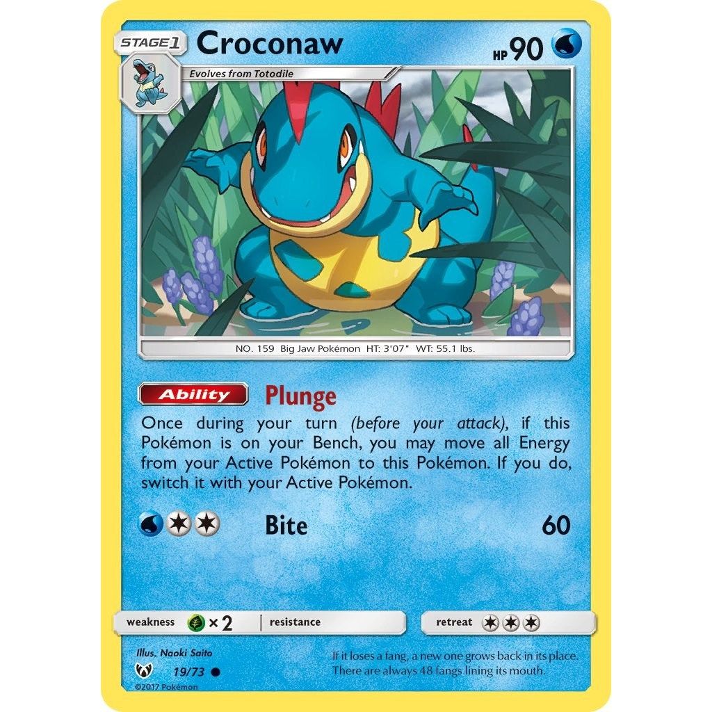 Image for Croconaw (19/73) (SHL) - Pokemon