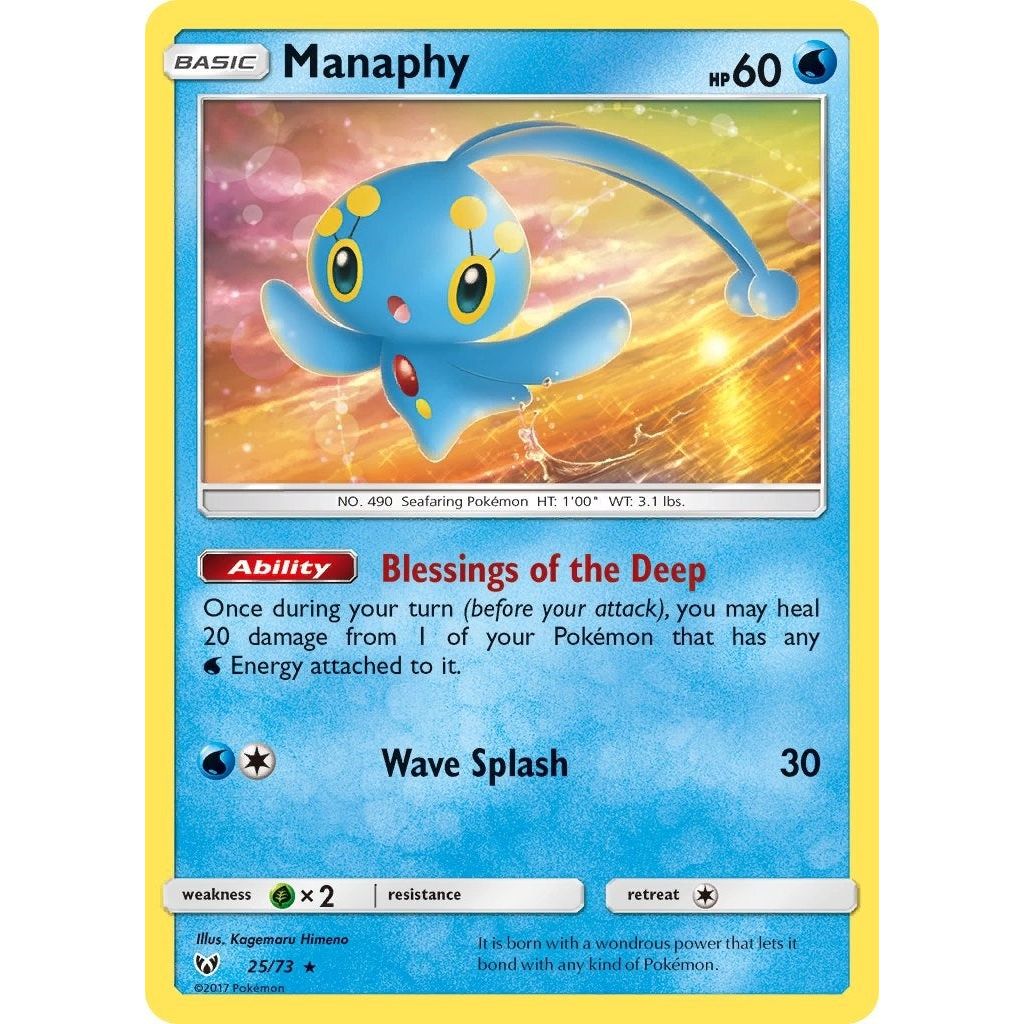 Image for Manaphy (25/73) (SHL) - Pokemon