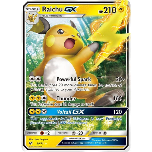 Image for Raichu GX (29/73) (SHL) - Pokemon