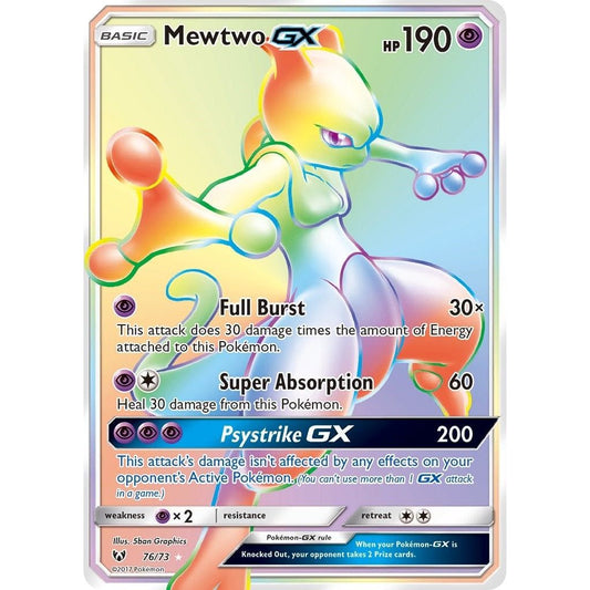 Image for Mewtwo GX (Secret) (76/73) (SHL) - Pokemon