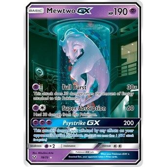 Image for Mewtwo GX (Secret Shining) (78/73) (SHL) - Pokemon