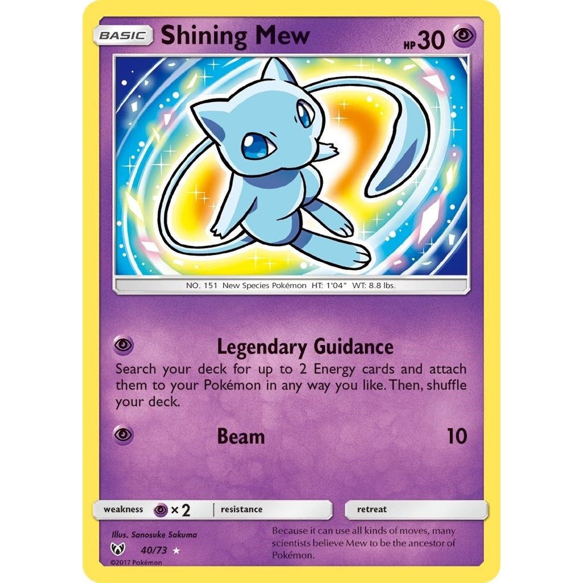 Image for Shining Mew (40/73) (SHL) - Pokemon