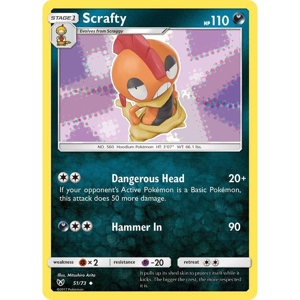 Image for Scrafty (51/73) (SHL) - Pokemon