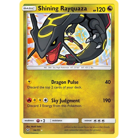 Image for Shining Rayquaza (56/73) (SHL) - Pokemon