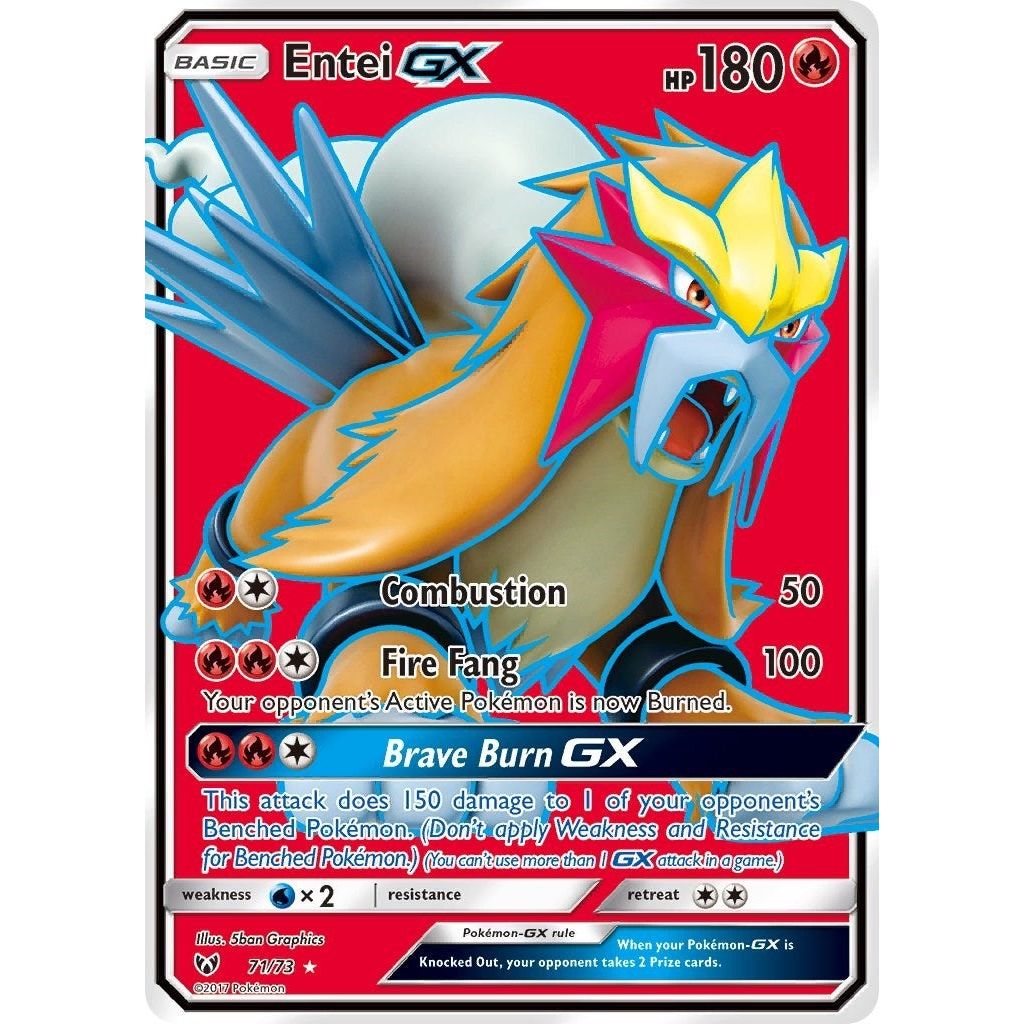 Image for Entei GX (Full Art) (71/73) (SHL) - Pokemon
