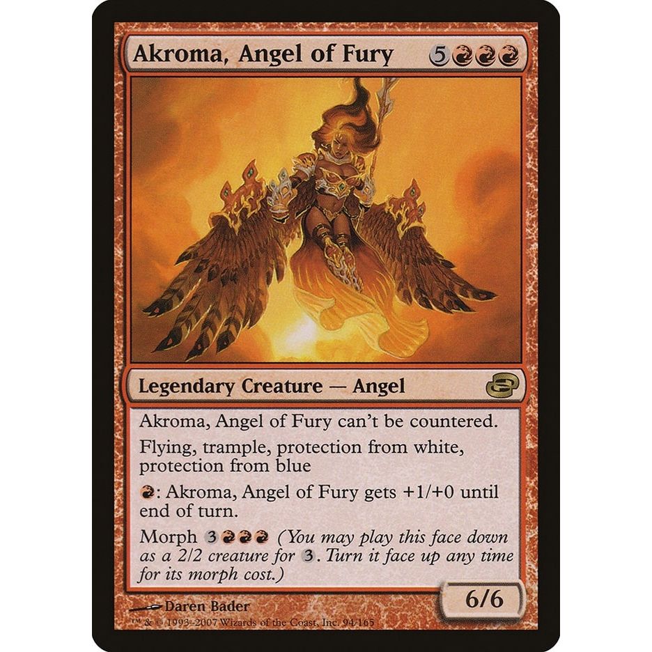 Image for Akroma, Angel of Fury (94) (PLC) - Magic: The Gathering