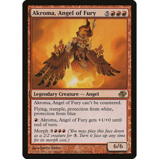 Image for Akroma, Angel of Fury (94) (PLC) - Magic: The Gathering
