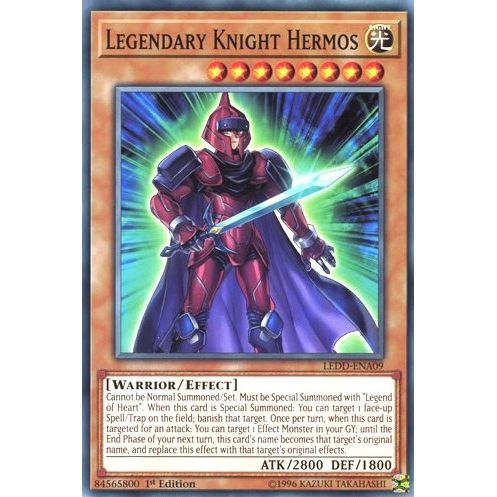 Image for Legendary Knight Hermos (LEDD-ENA09) (LEDD) - YuGiOh