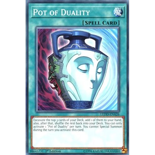 Image for Pot of Duality (LEDD-ENA26) (LEDD) - YuGiOh