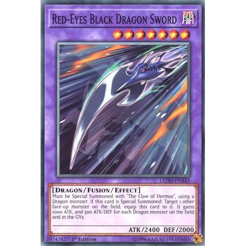 Image for Red-Eyes Black Dragon Sword (LEDD-ENA43) (LEDD) - YuGiOh