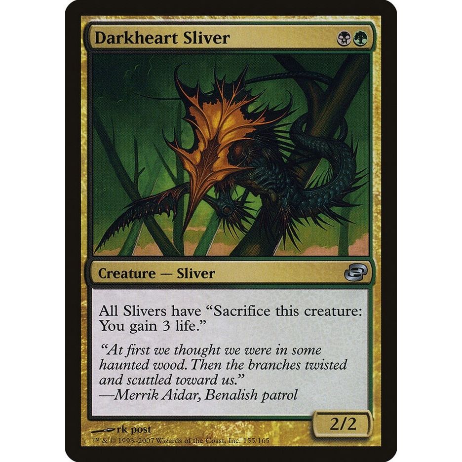 Image for Darkheart Sliver (155) (PLC) - Magic: The Gathering