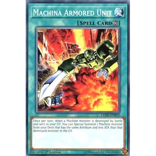 Image for Machina Armored Unit (LEDD-ENB19) (LEDD) - YuGiOh