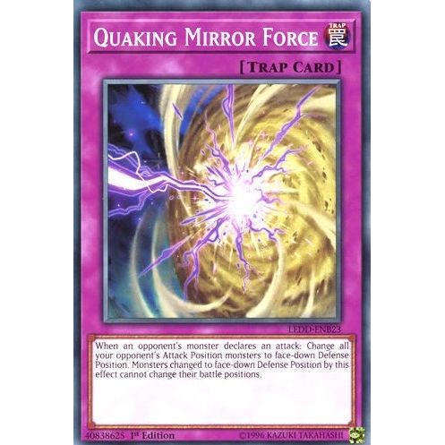 Image for Quaking Mirror Force (LEDD-ENB23) (LEDD) - YuGiOh