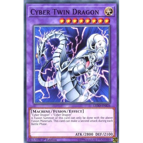 Image for Cyber Twin Dragon (LEDD-ENB26) (LEDD) - YuGiOh