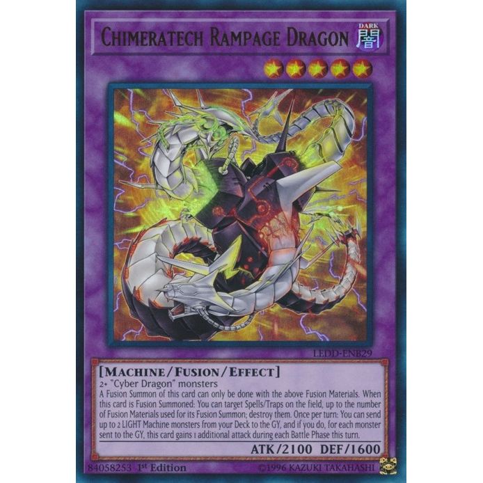 Image for Chimeratech Rampage Dragon (UR) (LEDD-ENB29) (LEDD) - YuGiOh