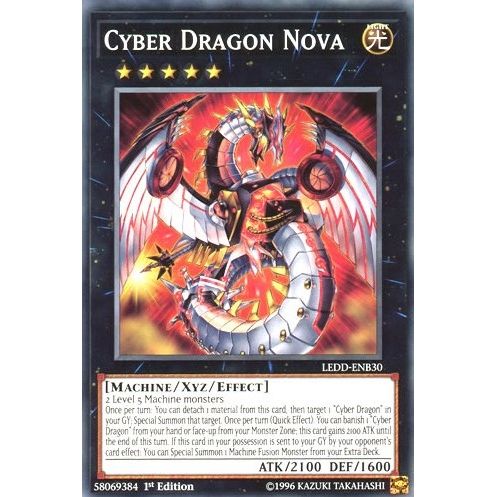 Image for Cyber Dragon Nova (LEDD-ENB30) (LEDD) - YuGiOh