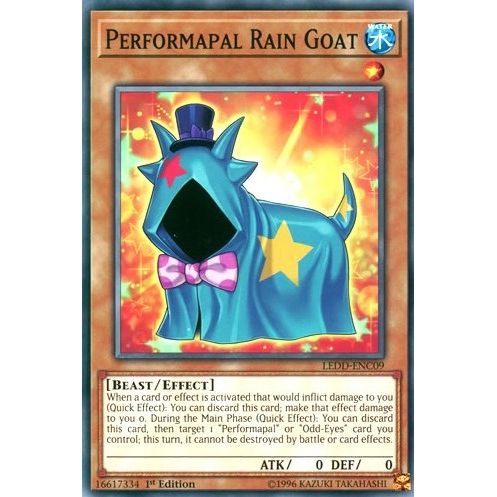 Image for Performapal Rain Goat (LEDD-ENC09) (LEDD) - YuGiOh
