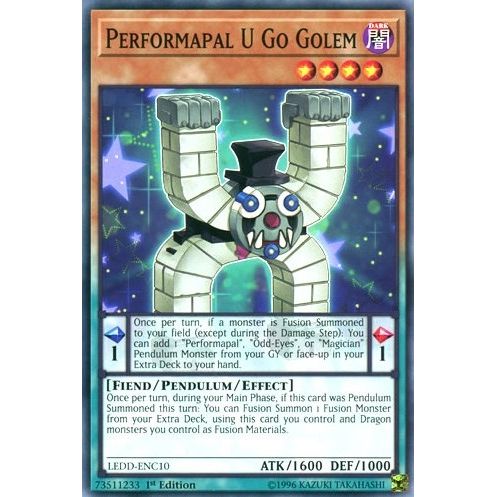 Image for Performapal U Go Golem (LEDD-ENC10) (LEDD) - YuGiOh