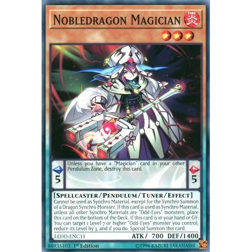 Image for Nobledragon Magician (LEDD-ENC11) (LEDD) - YuGiOh