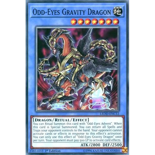 Image for Odd-Eyes Gravity Dragon (LEDD-ENC12) (LEDD) - YuGiOh