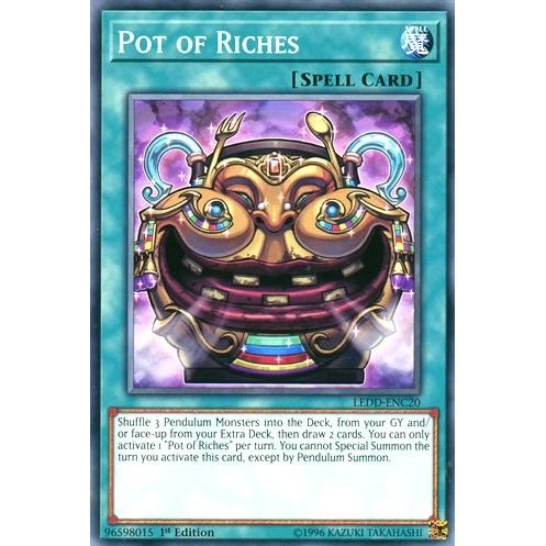 Image for Pot of Riches (LEDD-ENC20) (LEDD) - YuGiOh