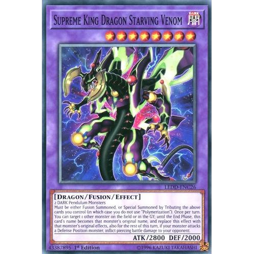 Image for Supreme King Dragon Starving Venom (LEDD-ENC26) (LEDD) - YuGiOh