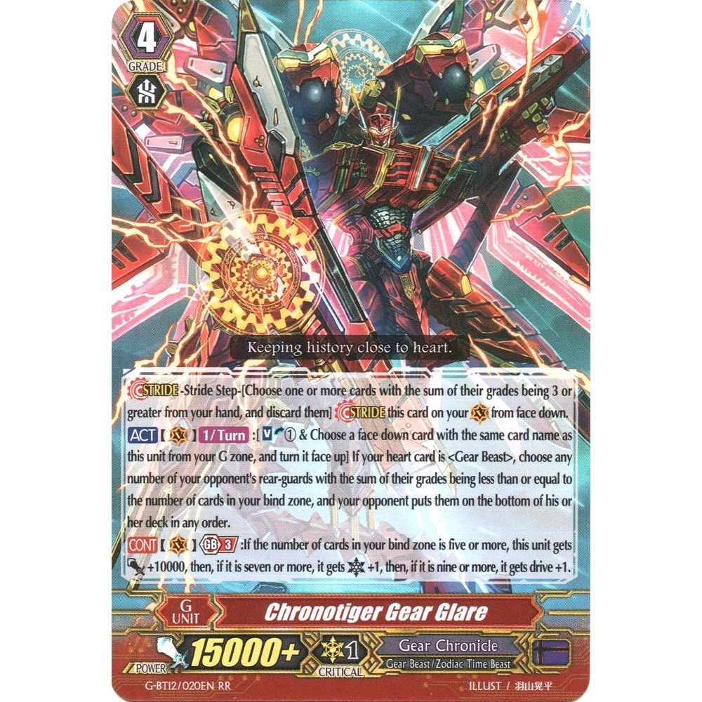 Image for Chronotiger Gear Glare (G-BT12/020EN) (G-BT12) - Cardfight Vanguard