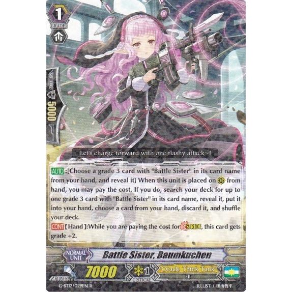 Image for Battle Sister, Baumkuchen (G-BT12/029EN) (G-BT12) - Cardfight Vanguard