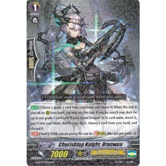 Image for Cherishing Knight, Branwen (G-BT12/033EN) (G-BT12) - Cardfight Vanguard