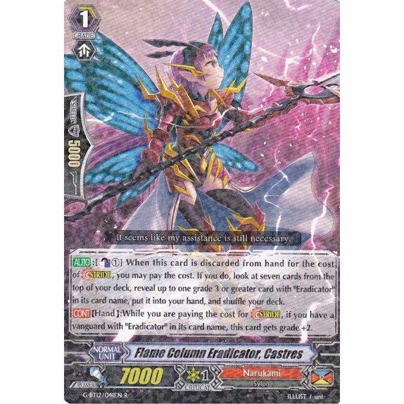 Image for Flame Column Eradicator, Castres (G-BT12/041EN) (G-BT12) - Cardfight Vanguard