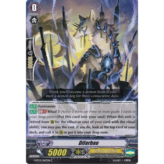 Image for Difarbau (G-BT12/067EN) (G-BT12) - Cardfight Vanguard