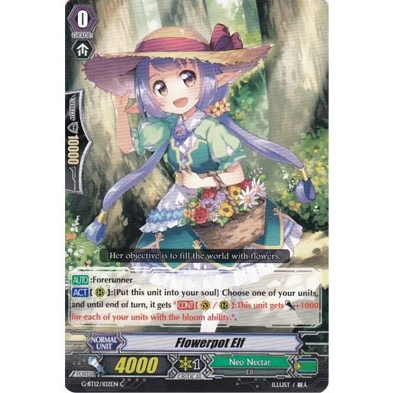 Image for Flowerpot Elf (G-BT12/102EN) (G-BT12) - Cardfight Vanguard