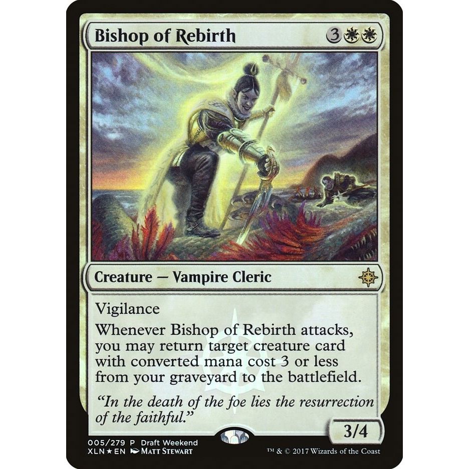 Image for Bishop of Rebirth (Draft Weekend) (5) (LARP) - Magic: The Gathering
