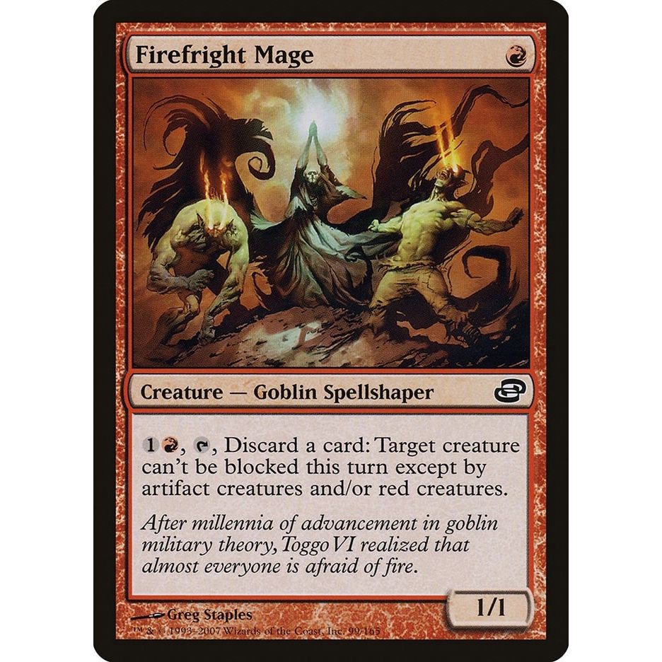 Image for Firefright Mage (99) (PLC) - Magic: The Gathering