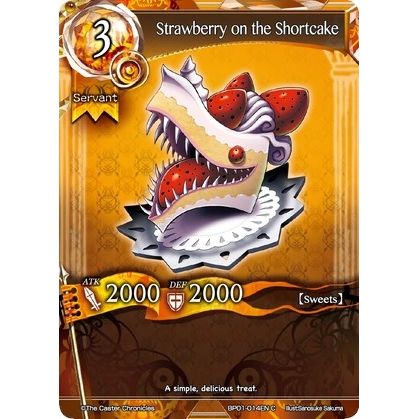 Image for Strawberry on the Shortcake (BP01-014EN) (BP01) - The Caster Chronicles