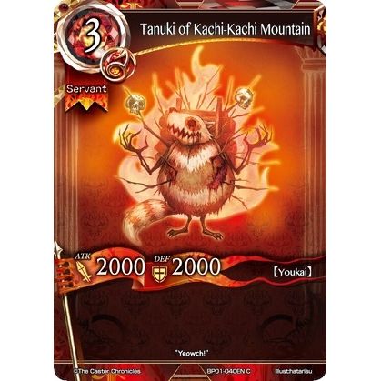 Image for Tanuki of Kachi-Kachi Mountain (BP01-040EN) (BP01) - The Caster Chronicles
