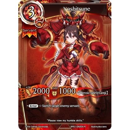 Image for Yoshitsune (BP01-042EN) (BP01) - The Caster Chronicles